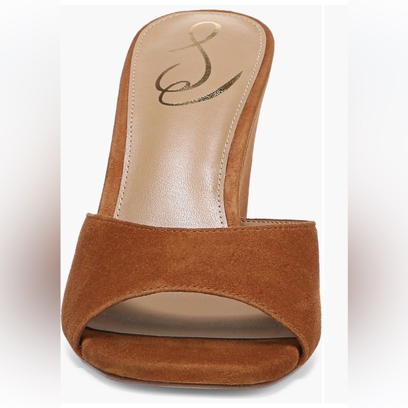 Sam Edelman Brown Suede Wedge Sandals - Picture 7 of 10